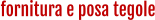 fornitura e posa tegole