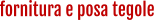 fornitura e posa tegole